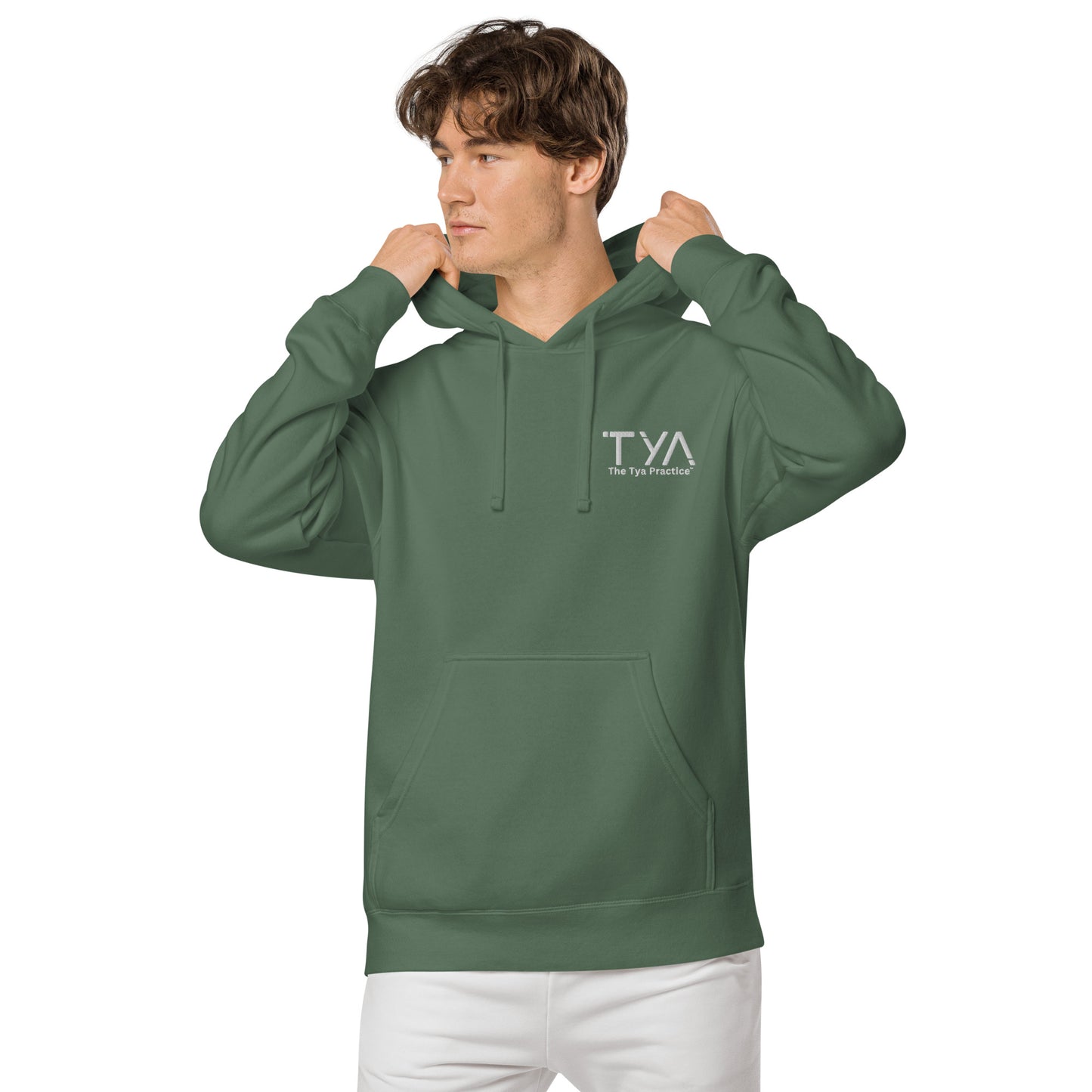 Tya Unisex pigment-dyed hoodie