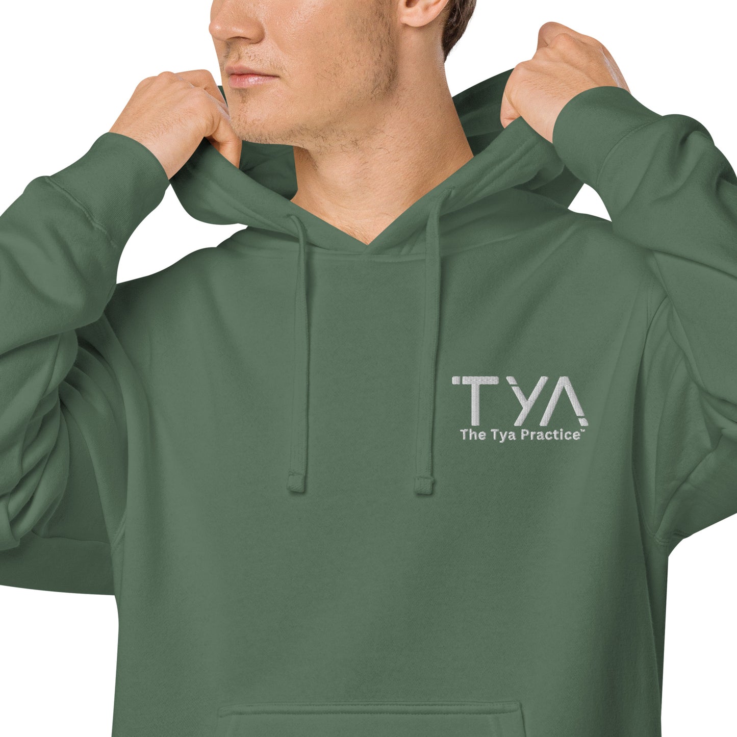 Tya Unisex pigment-dyed hoodie