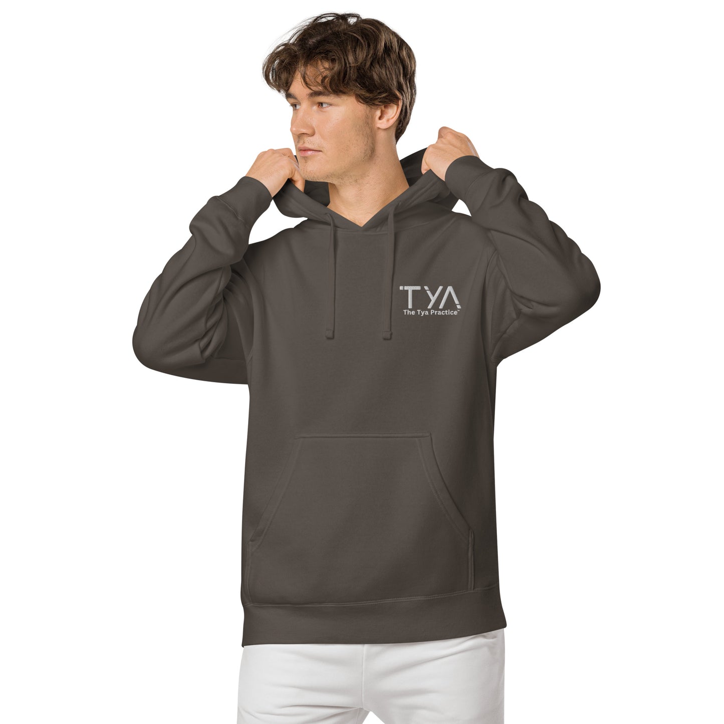 Tya Unisex pigment-dyed hoodie