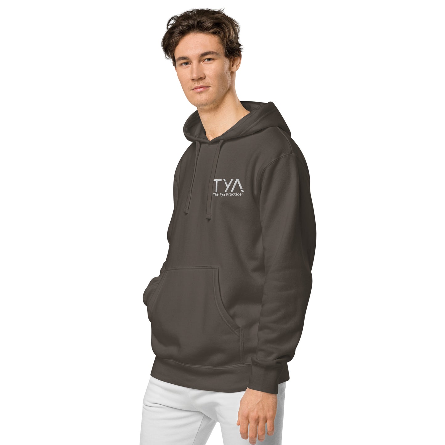 Tya Unisex pigment-dyed hoodie