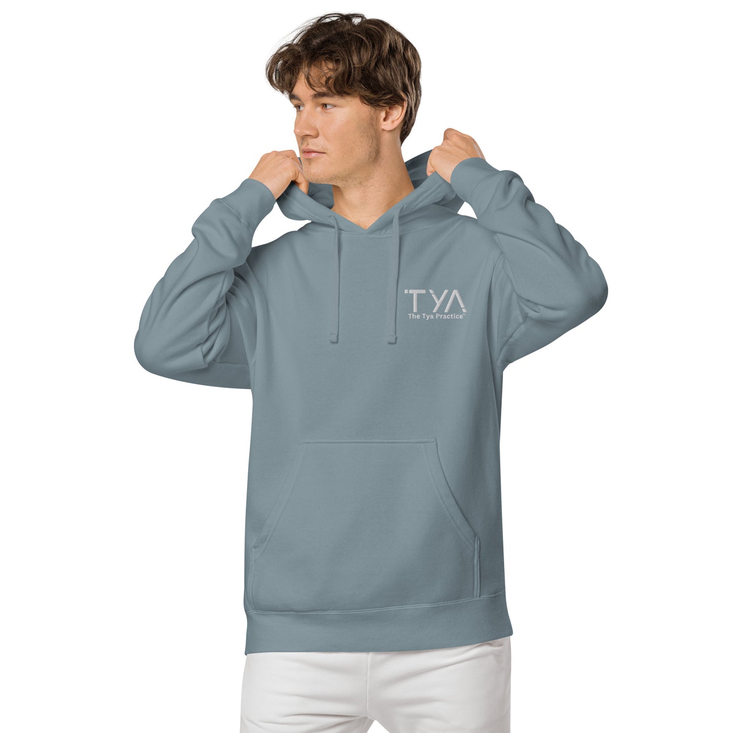 Tya Unisex pigment-dyed hoodie