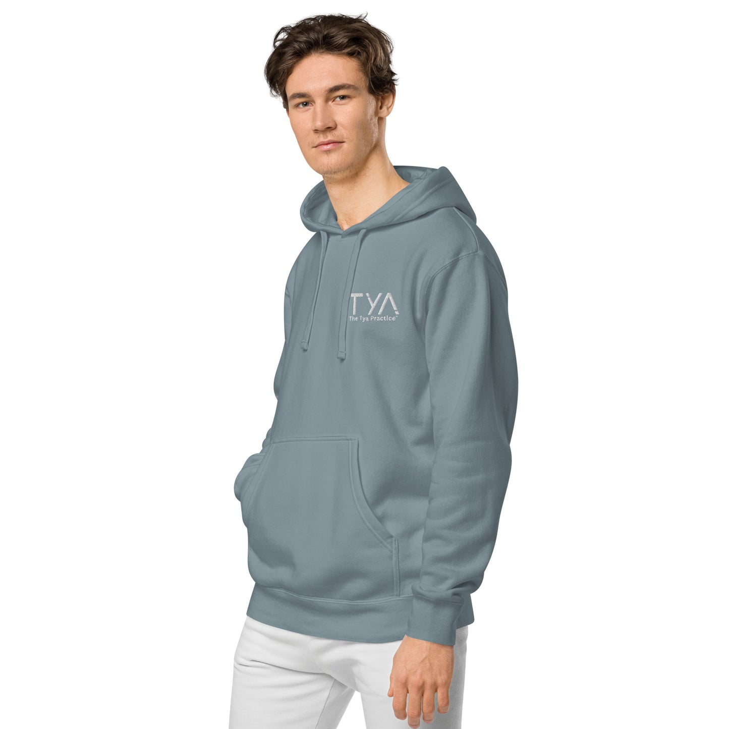 Tya Unisex pigment-dyed hoodie