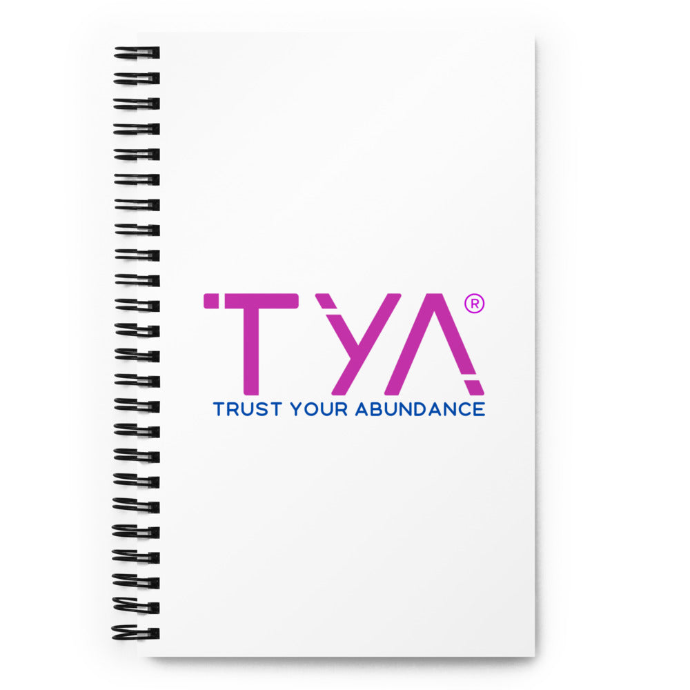 Tya Spiral Mini Notebook in Magenta/Navy