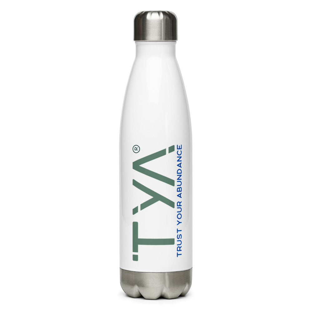 Tya Stainless Steel Water Bottle in Spruce/Navy