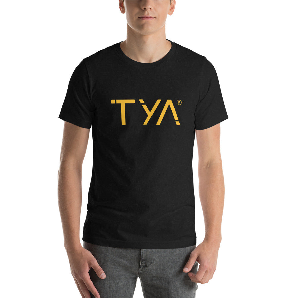 Tya Short-Sleeve Unisex T-Shirt Golden Print