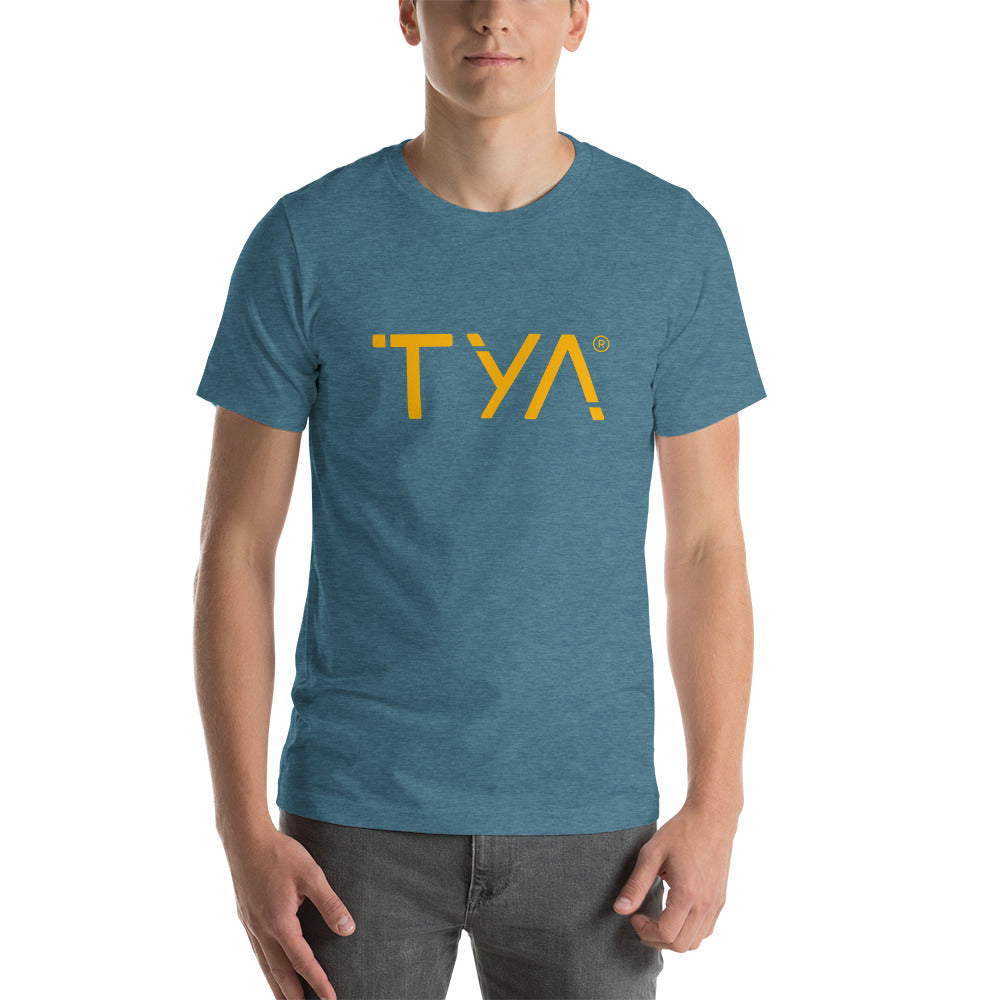 Tya Short-Sleeve Unisex T-Shirt Golden Print