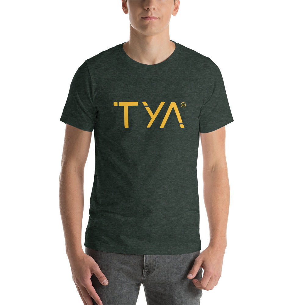 Tya Short-Sleeve Unisex T-Shirt Golden Print