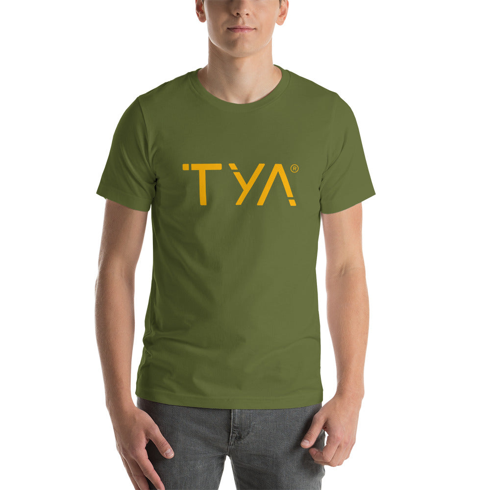 Tya Short-Sleeve Unisex T-Shirt Golden Print